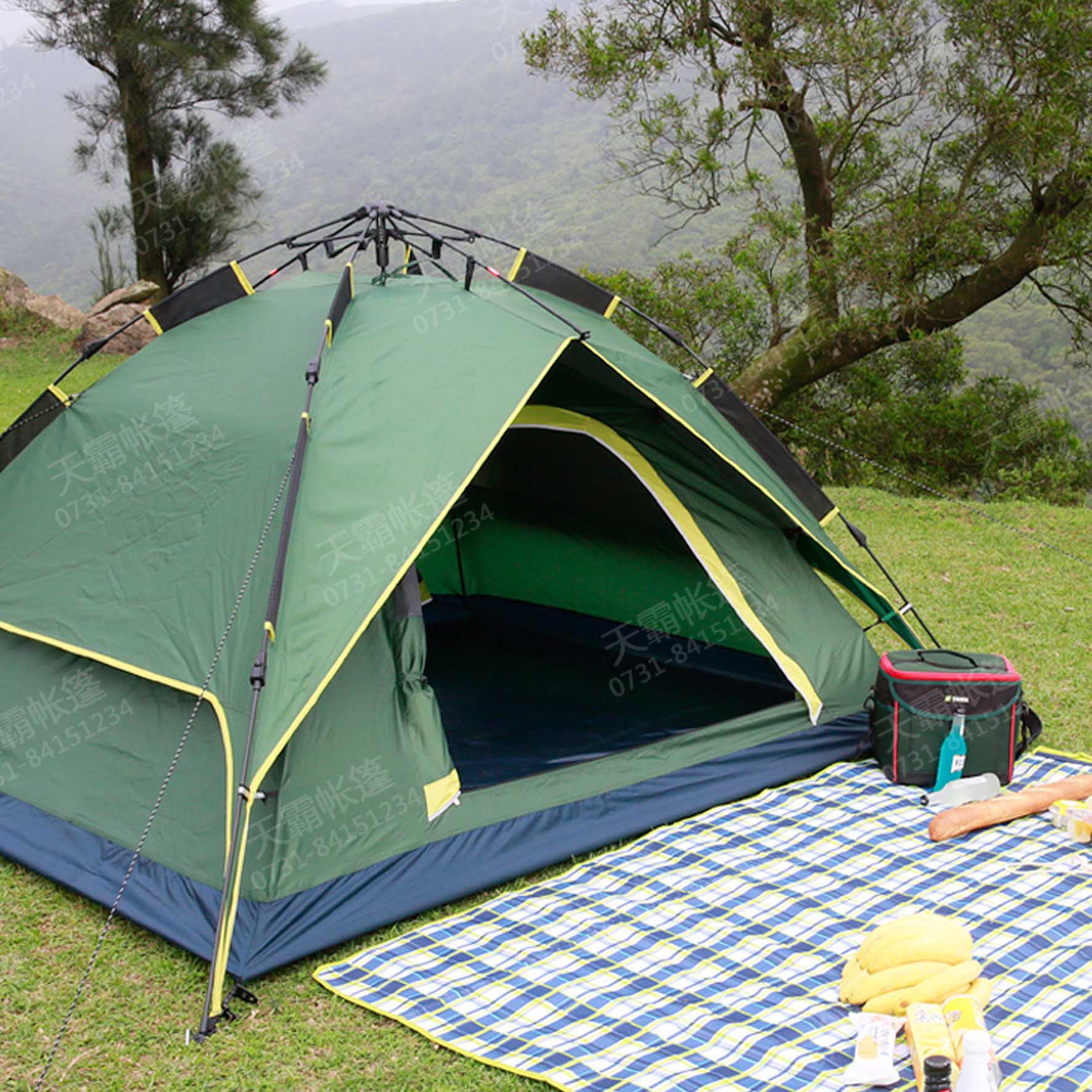 四人三用自動旅游帳篷