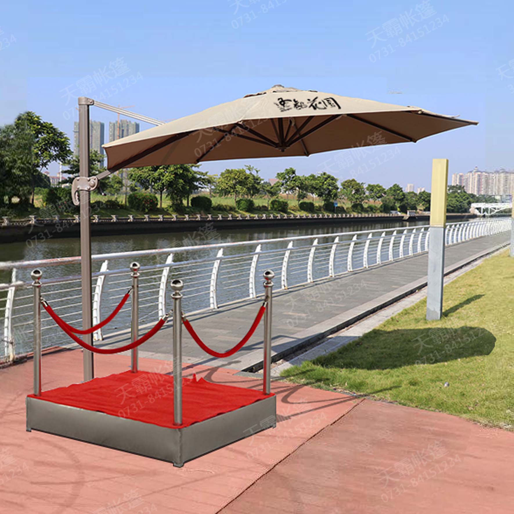 羅馬傘+崗?fù)づ_(tái)