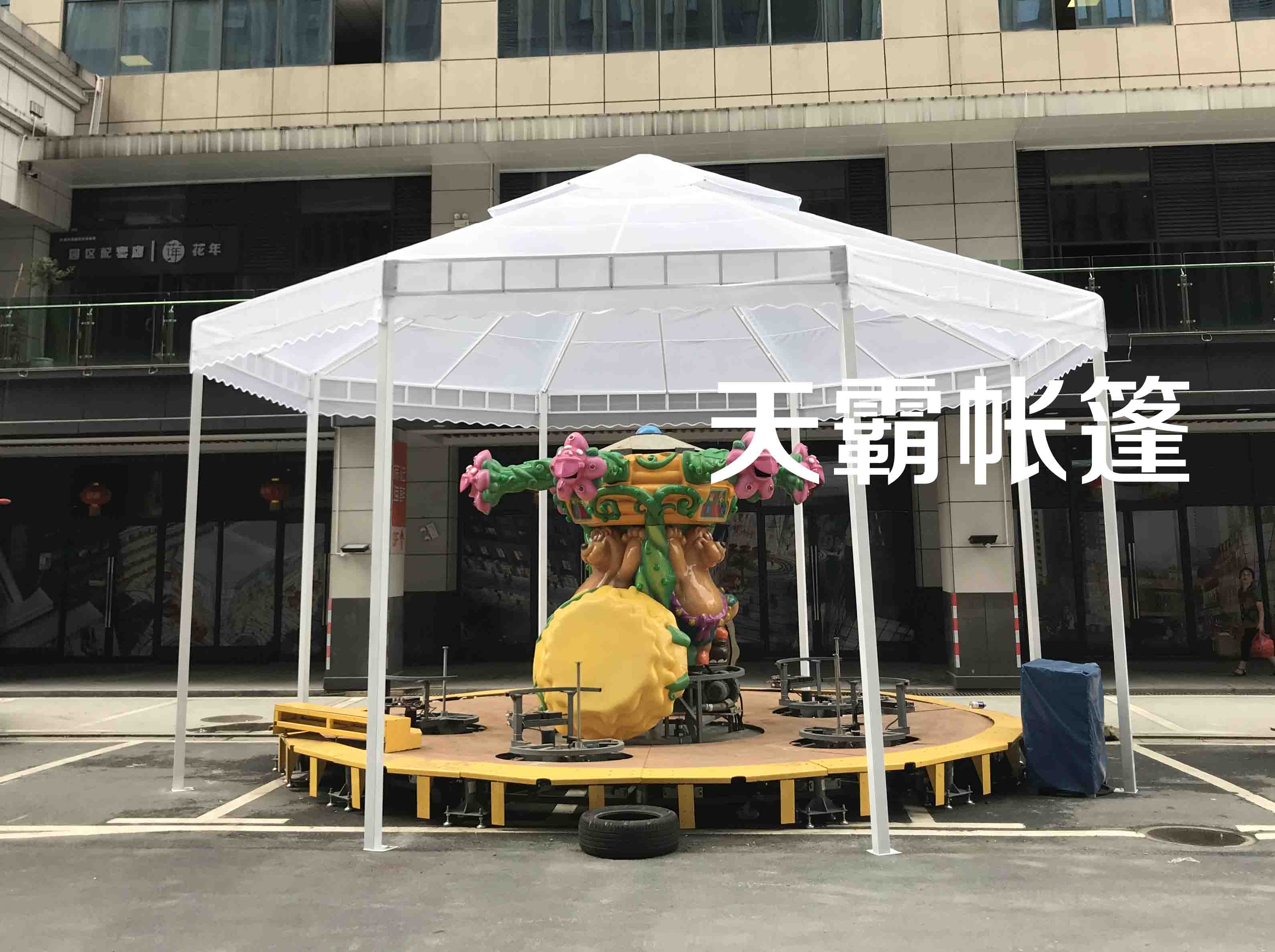 天霸圓形庭院帳篷，耐用才算好帳篷